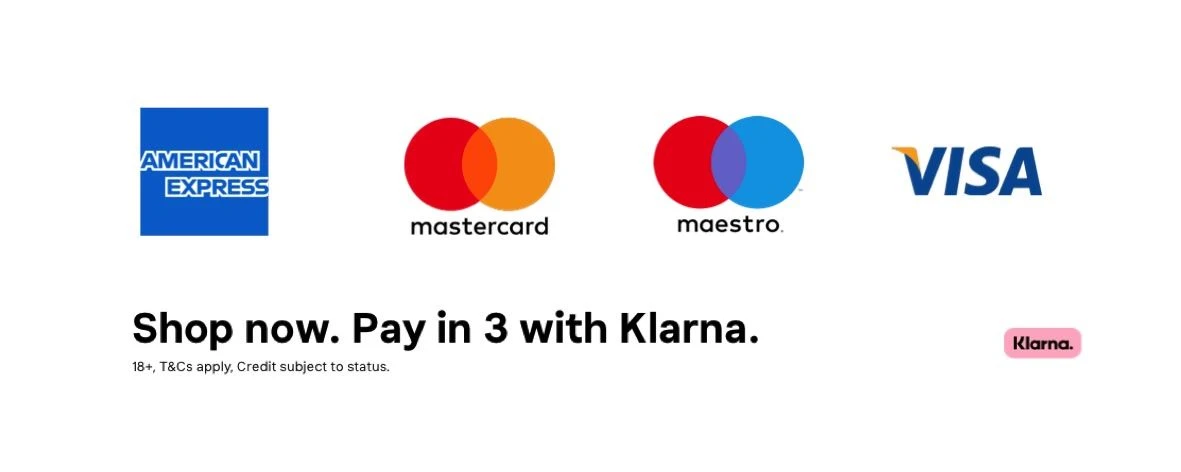 Payment cards accepted